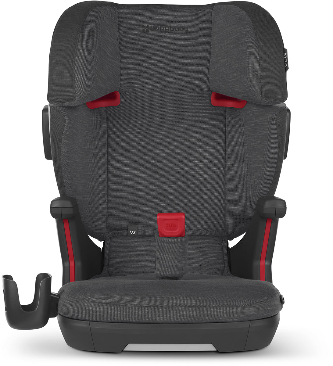 UPPAbaby Alta V2 Belt Positioning Booster Car Seat - Greyson (Charcoal Melange)