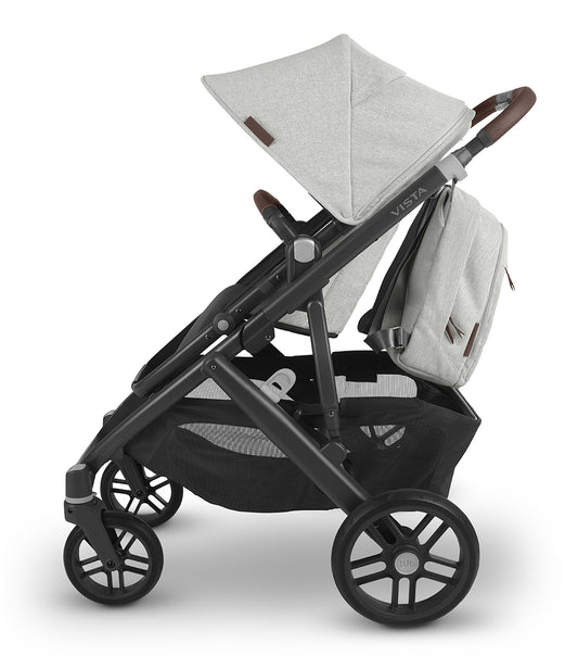 UPPAbaby Changing Backpack - Anthony (White and Grey Chenille / Chestnut Leather)