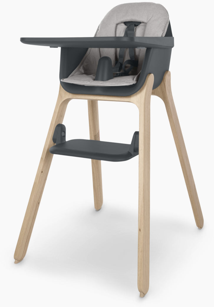 UPPAbaby Ciro High Chair + Cushion Bundle - Caleb / Grey