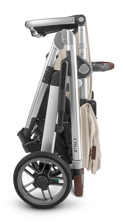 UPPAbaby Cruz V2 Stroller - Declan (Oat Melange/Silver/Chestnut Leather)