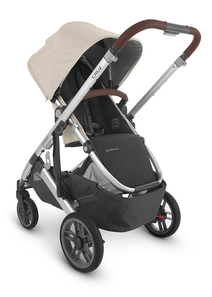 UPPAbaby Cruz V2 Stroller - Declan (Oat Melange/Silver/Chestnut Leather)