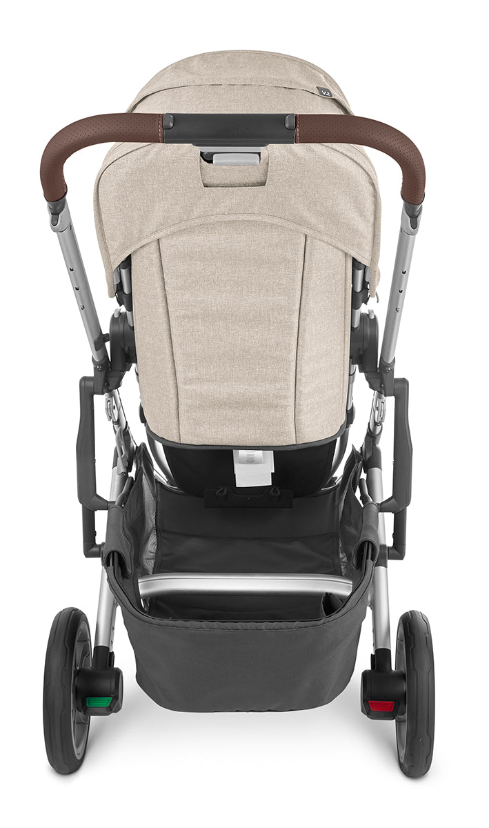 UPPAbaby Cruz V2 Stroller - Declan (Oat Melange/Silver/Chestnut Leather)