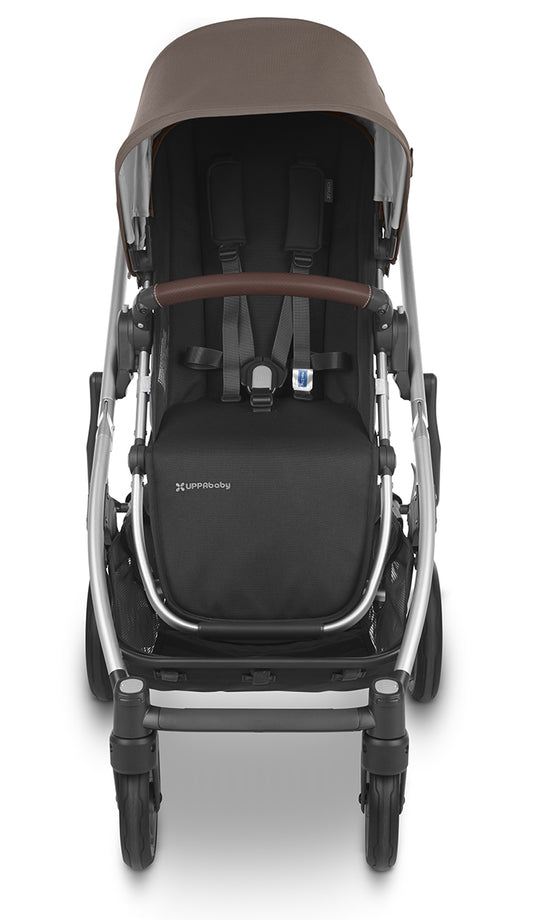 UPPAbaby Cruz V2 Stroller - Theo (Dark Taupe / Silver / Chestnut Leather)