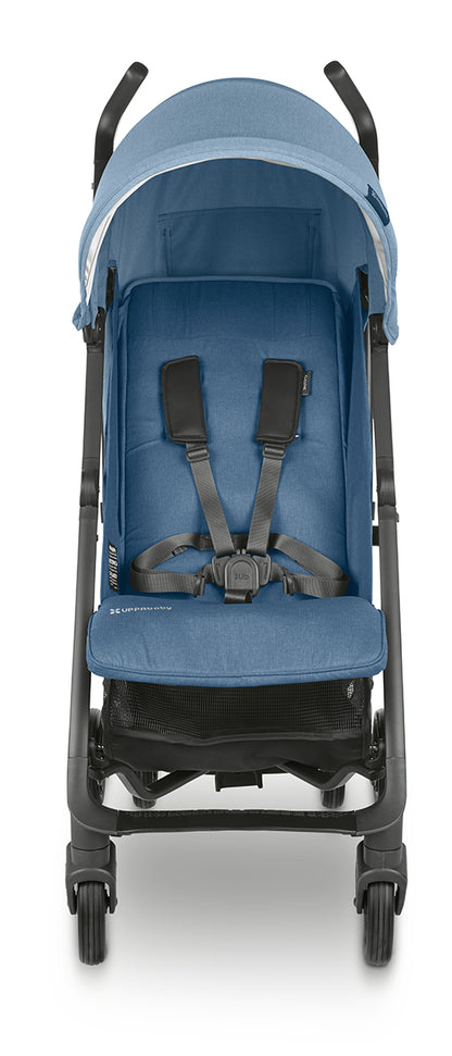 UPPAbaby G-LUXE 2023 Umbrella Stroller - Charlotte (Coastal Blue Melange / Carbon)