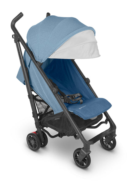 UPPAbaby G-LUXE 2023 Umbrella Stroller - Charlotte (Coastal Blue Melange / Carbon)