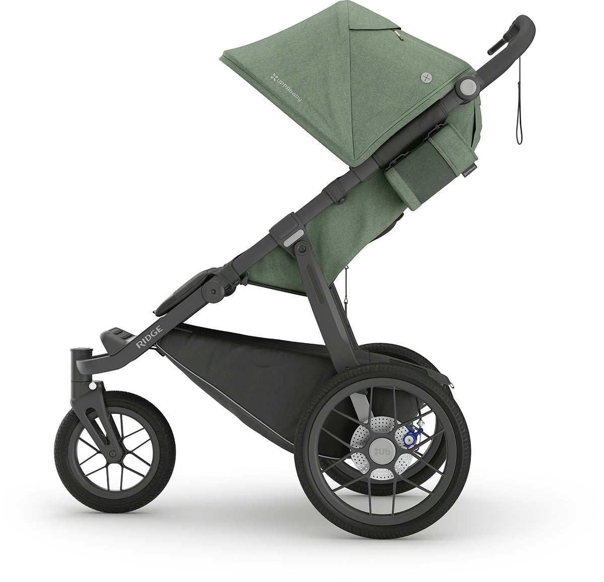 UPPAbaby Ridge Jogging Stroller + PiggyBack Ride-Along Bundle - Gwen