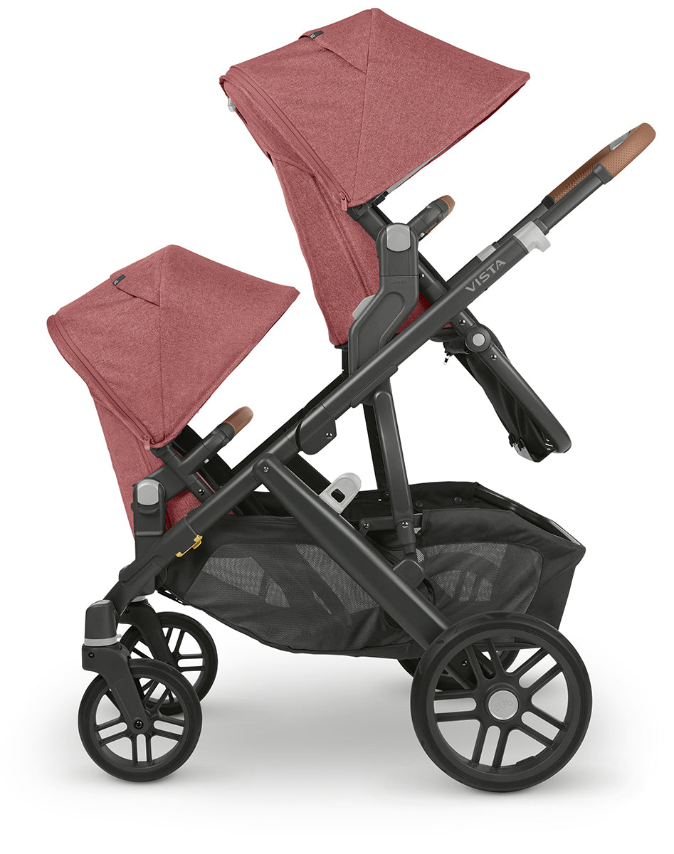 UPPAbaby Rumbleseat V2 - Lucy (Rosewood Melange / Carbon / Saddle Leather)