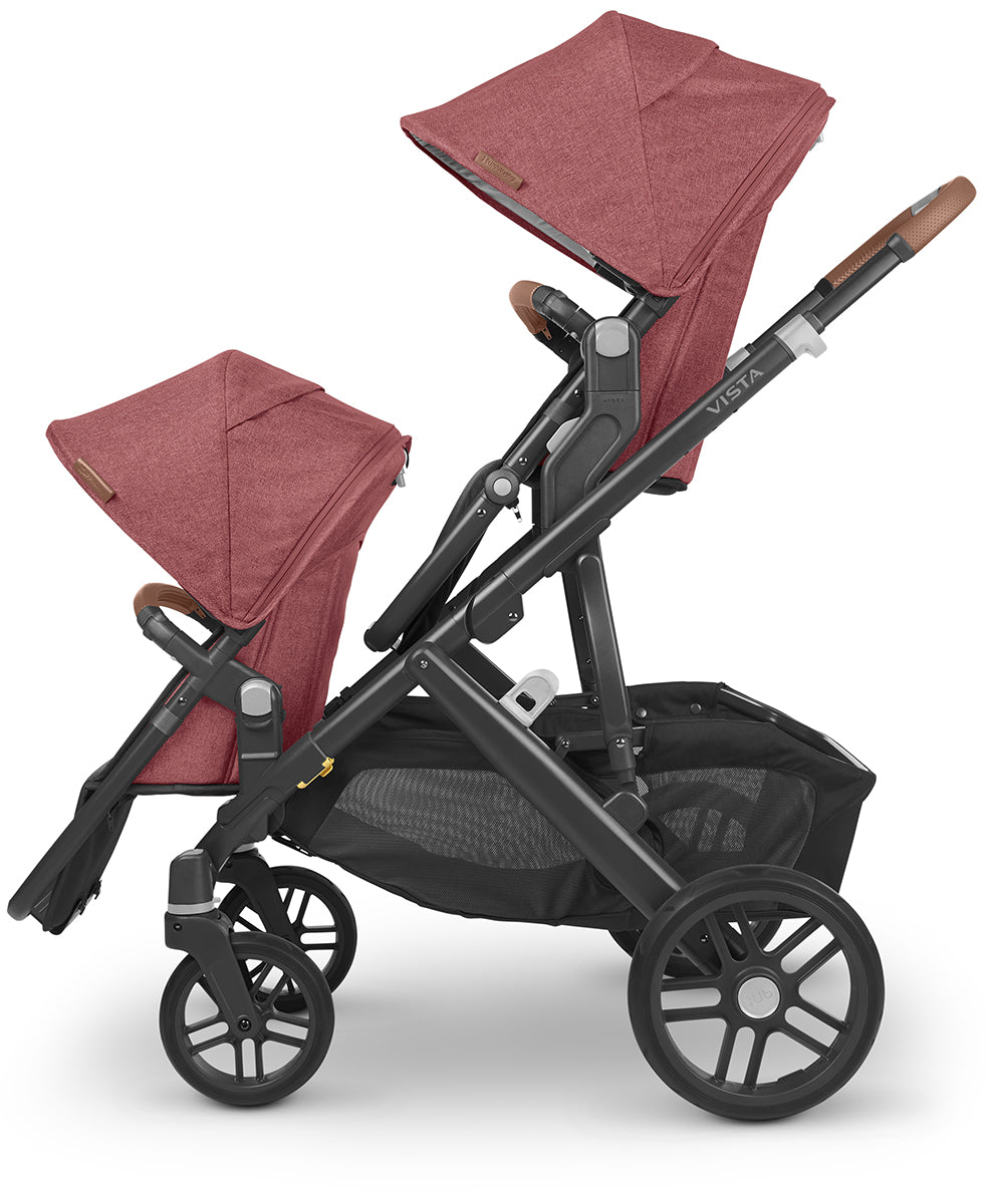 UPPAbaby Rumbleseat V2 - Lucy (Rosewood Melange / Carbon / Saddle Leather)