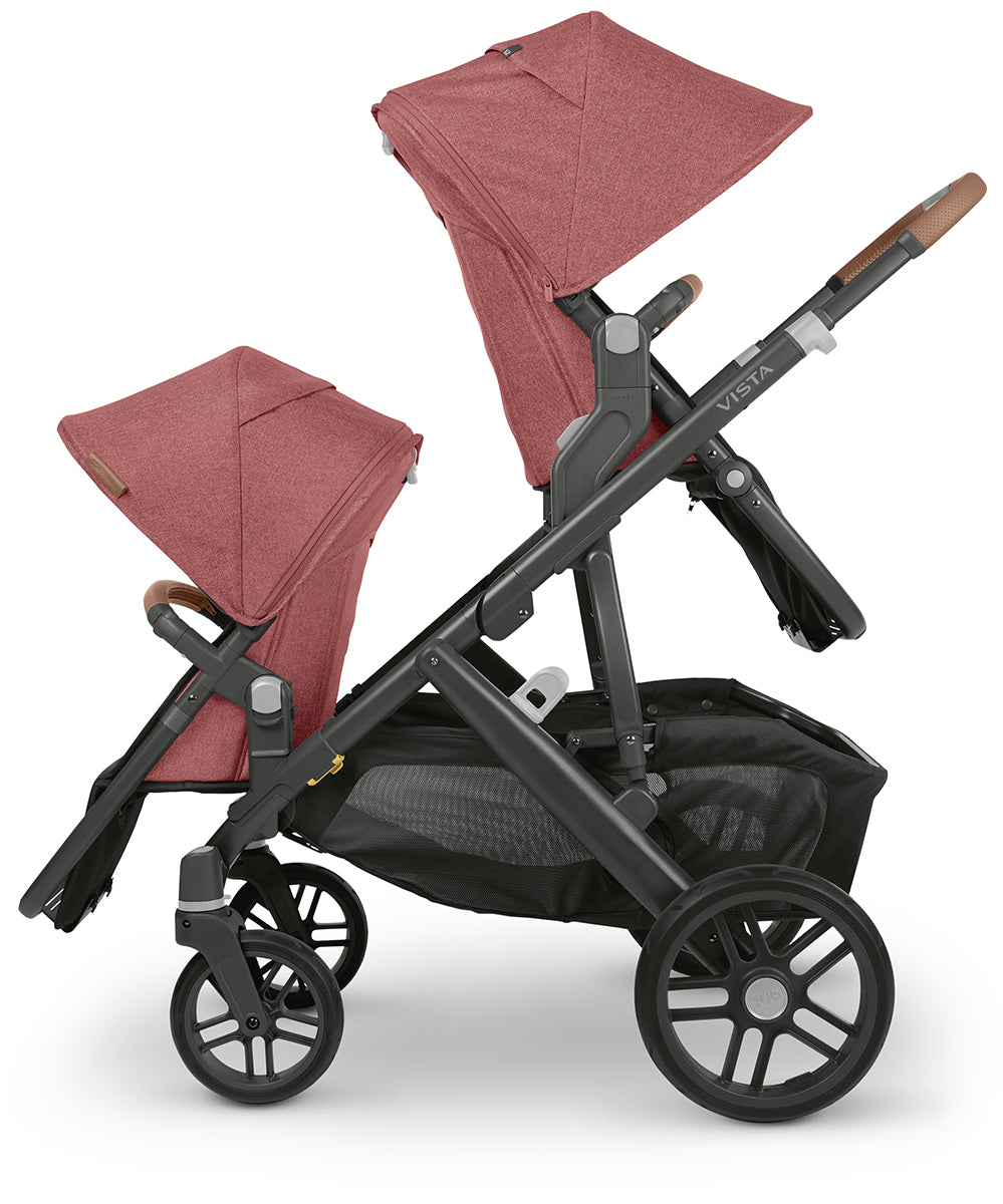 UPPAbaby Rumbleseat V2 - Lucy (Rosewood Melange / Carbon / Saddle Leather)