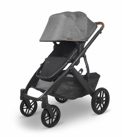 UPPAbaby VISTA V2 Double Stroller Bundle with Rumble Seat V2+ - Greyson