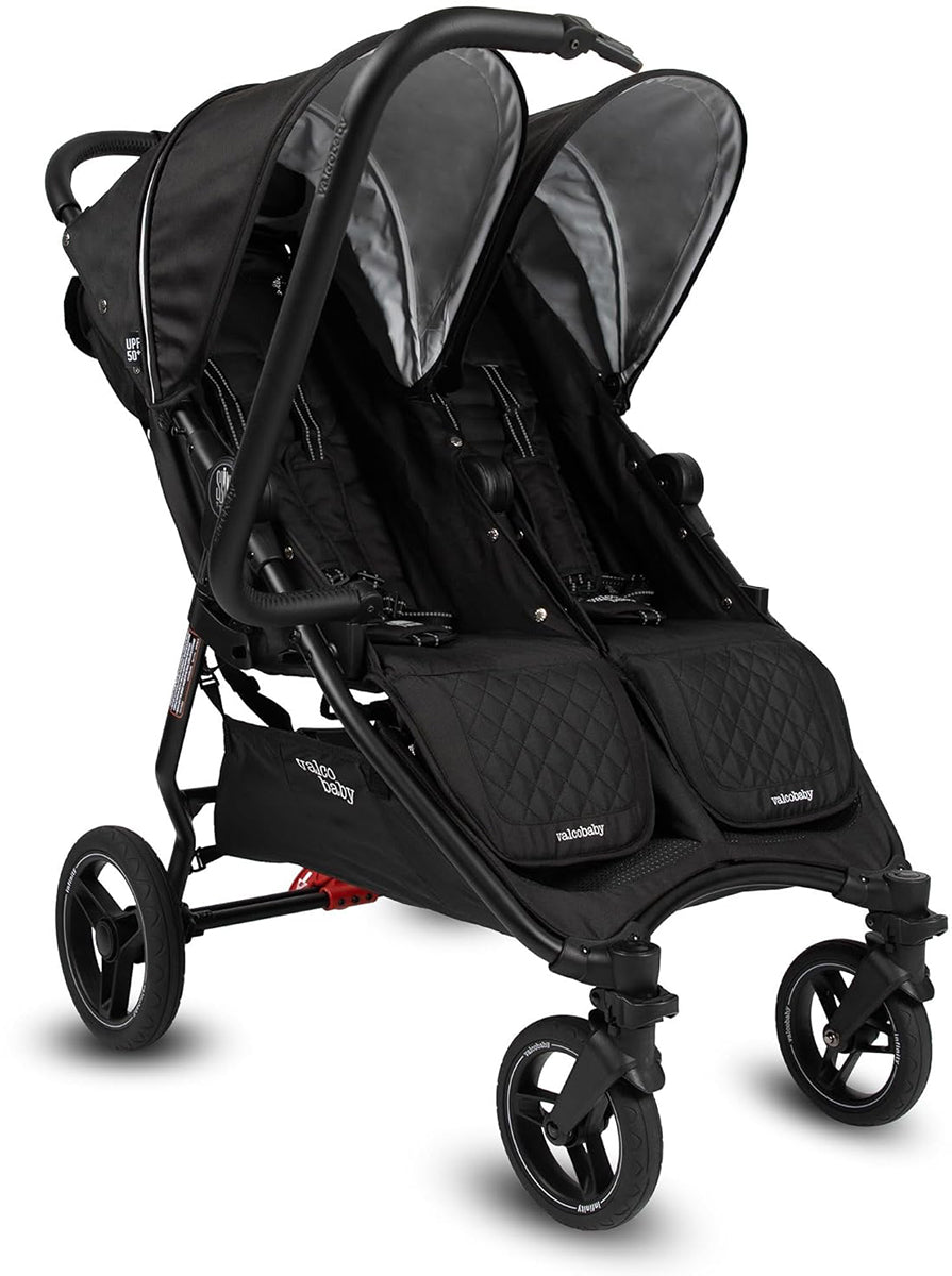 Valco Baby Slim Twin Double Stroller Sport Edition - Raven