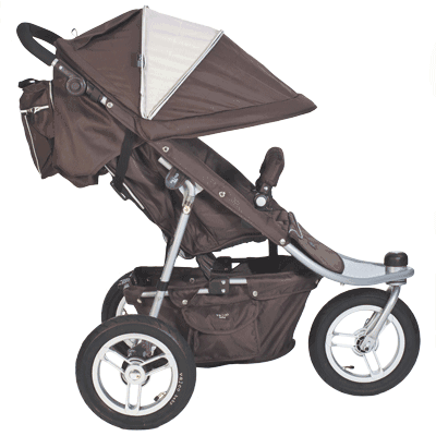 Valco Trimode EX Single Jogging Stroller Hot Chocolate