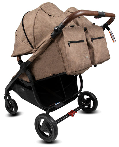 Valco Snap Duo Trend Side by Side Double Stroller - Cappuccino (Albee Exclusive)