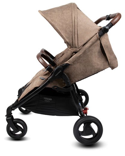 Valco Snap Duo Trend Side by Side Double Stroller - Cappuccino (Albee Exclusive)