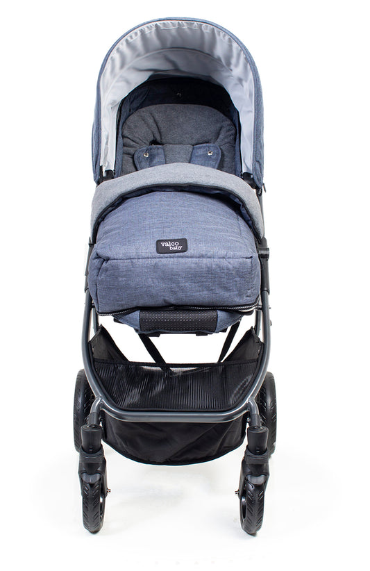 Valco Universal Snug Footmuff - Denim