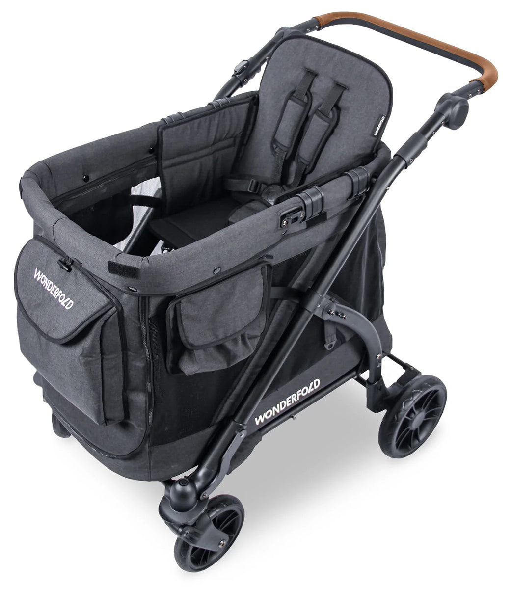 Wonderfold M1 (1 Seater) Stroller Wagon - Volcanic Black