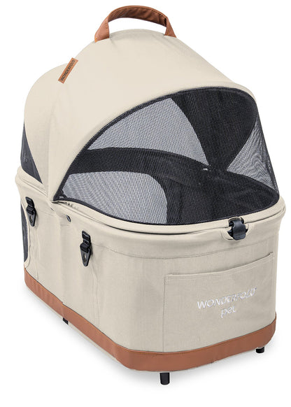 WonderFold P2 Pet Stroller - Sandy Beige