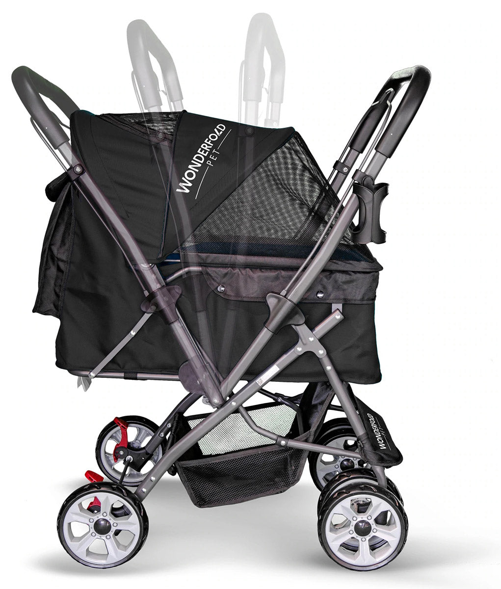 WonderFold Pet Stroller - Midnight Blue