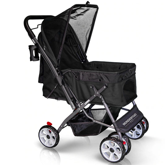 WonderFold Pet Stroller - Midnight Blue