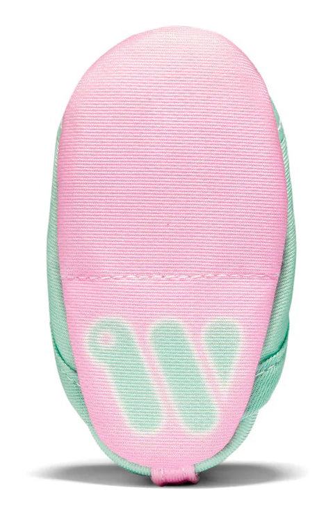 Woolybubs The Newbie Baby Shoe, Size 1 - Green / Pink