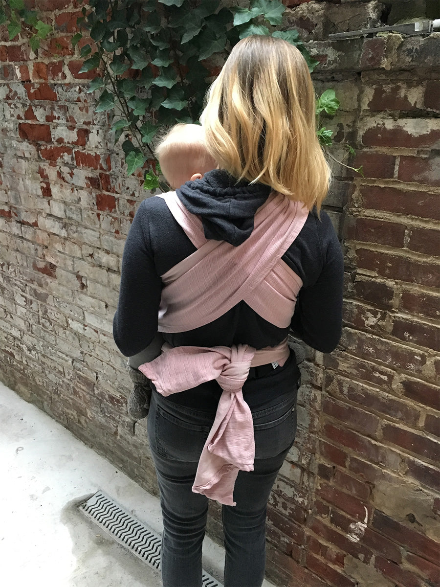 XOXO Buckle Wrap Baby Carrier, Repreve Collection - It's a Boy Pink