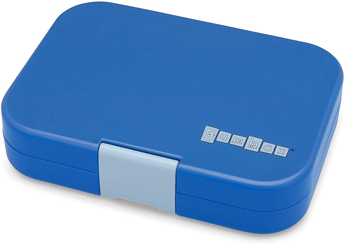 Yumbox Leakproof Bento Lunchbox, Panino - True Blue / Shark Tray