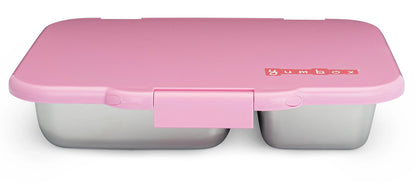 Yumbox Leakproof Bento Lunchbox, Presto Stainless Steel - Rose Pink