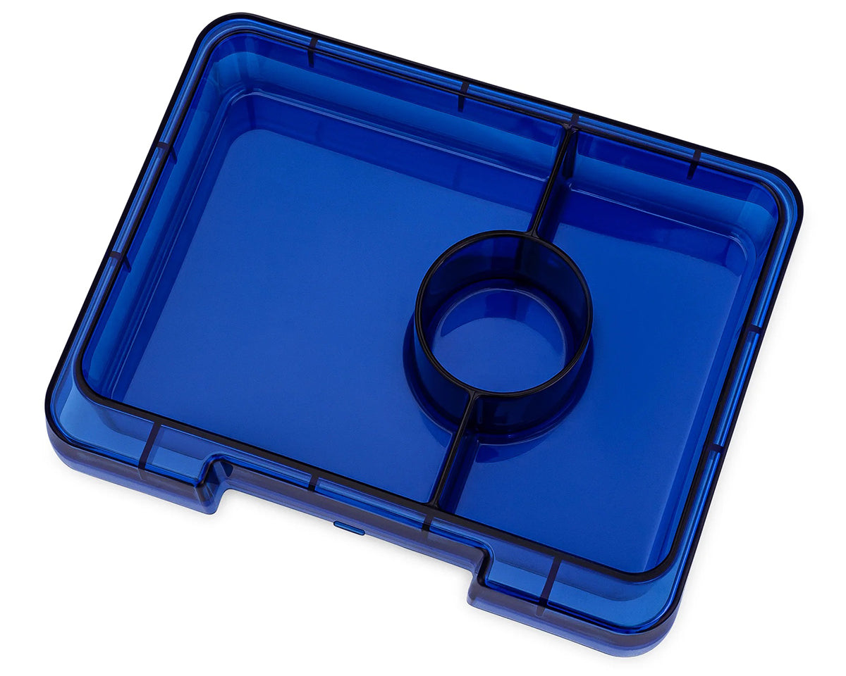 Yumbox Leakproof Bento Snack Box, 3 Compartment - Monte Carlo Blue / Navy