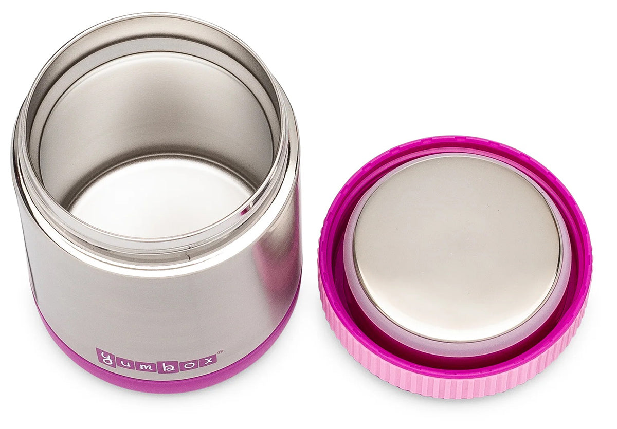 Yumbox Zuppa Stainless Steel Thermal Food Jar & Spoon, 14oz - Bijoux Purple