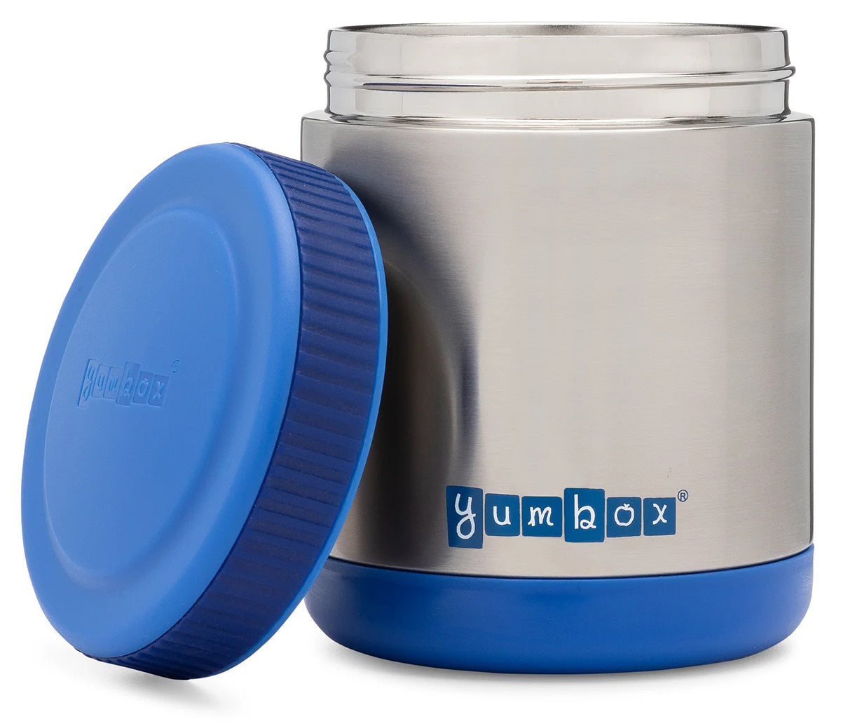 Yumbox Zuppa Stainless Steel Thermal Food Jar & Spoon, 14oz - Neptune Blue