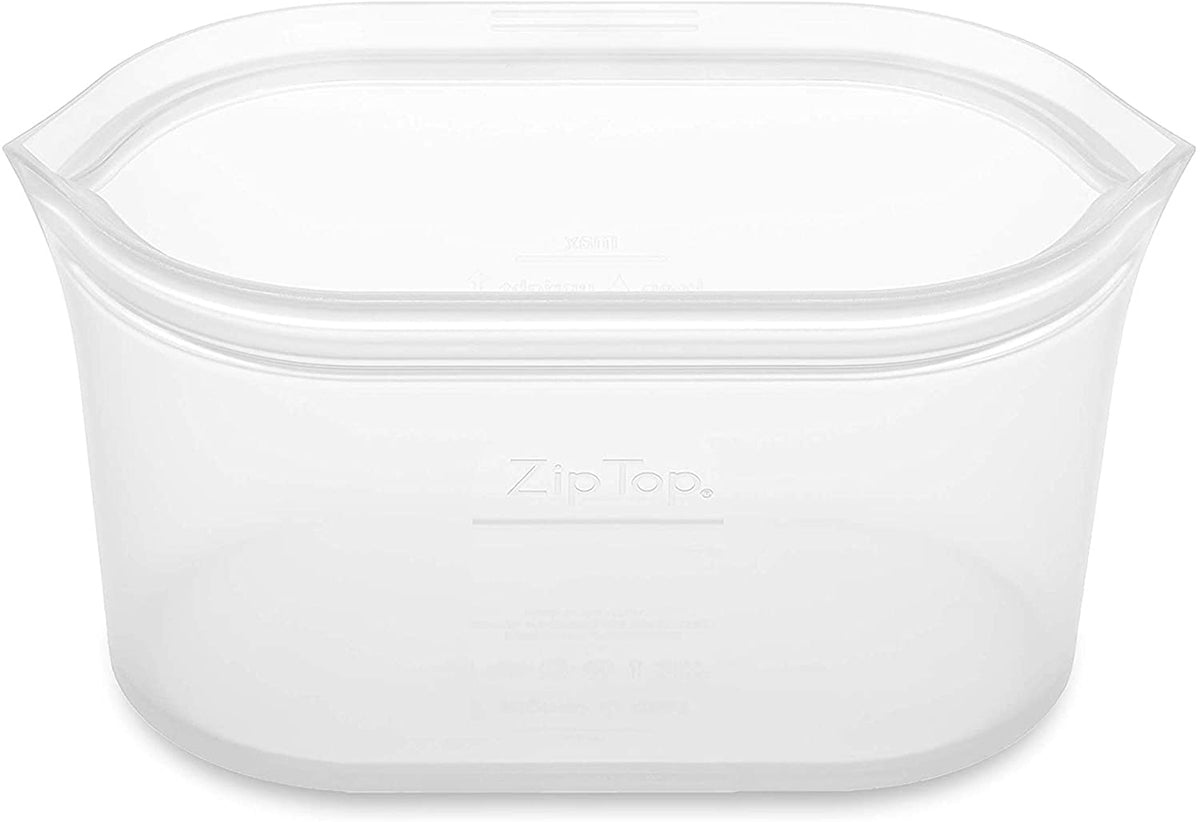 Zip Top Medium Dish - Frost