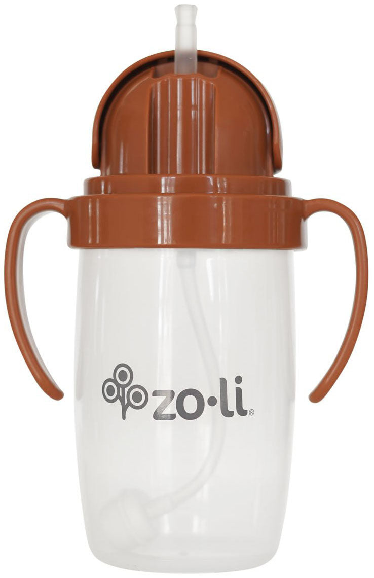 Zoli Bot 2.0 Weighted Straw Sippy Cup, 10oz - Copper Dust