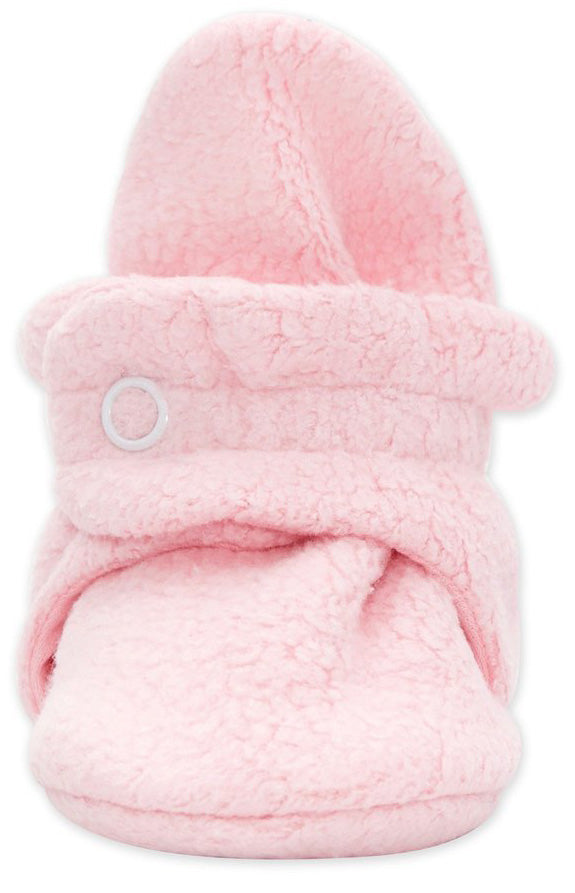 Zutano Cozie Fleece Baby Bootie - Baby Pink, 3m