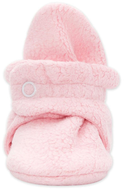 Zutano Cozie Fleece Baby Bootie - Baby Pink, 3m