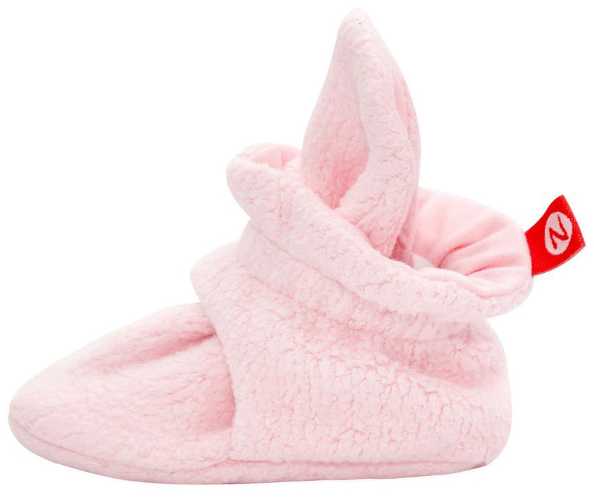 Zutano Cozie Fleece Baby Bootie - Baby Pink, 6m