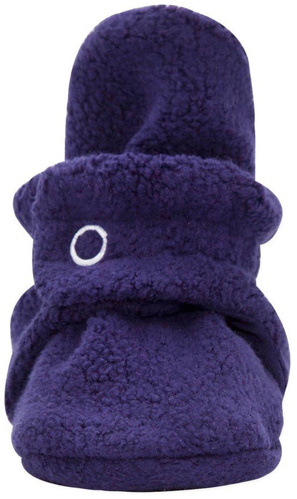 Zutano Cozie Fleece Baby Bootie - True Navy, 3m