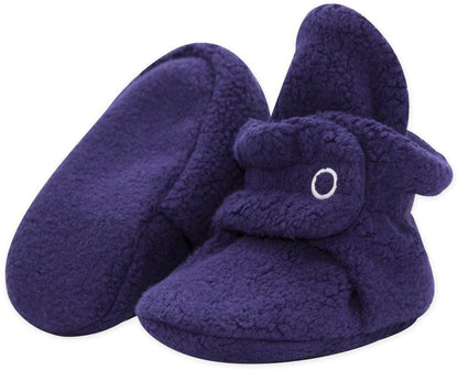 Zutano Cozie Fleece Baby Bootie - True Navy, 3m