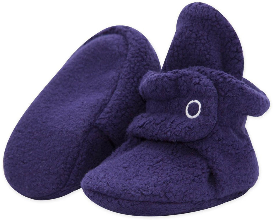 Zutano Cozie Fleece Baby Bootie - True Navy, 6m