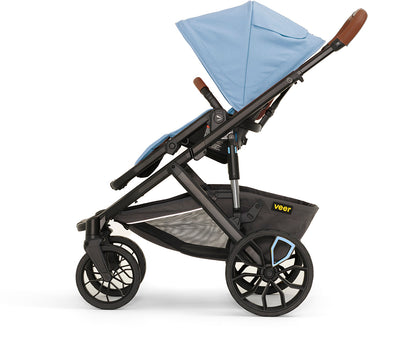 Veer Switch&Roll Luxe Single-to-Double Stroller + Color Kit Luxe Bundle - Blue Beryl