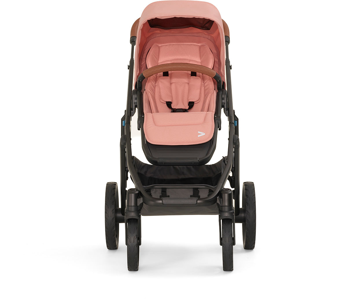 Veer Switch&Roll Luxe Single-to-Double Stroller + Color Kit Luxe Bundle - Rose Quartz