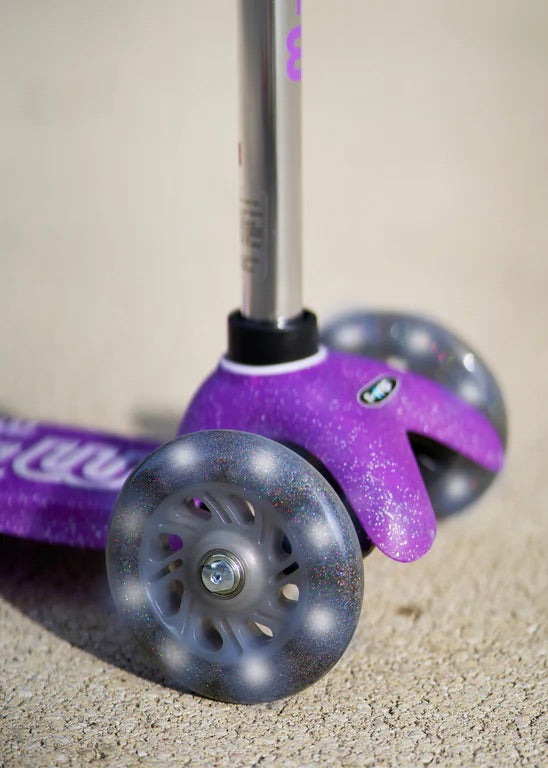 Micro Kickboard Micro Mini Glitter LED Scooter (2-5 years) - Fairy Purple