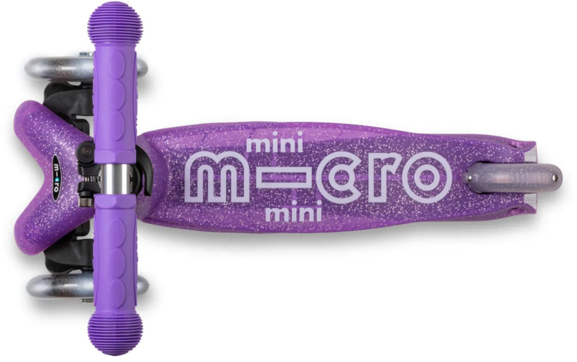 Micro Kickboard Micro Mini Glitter LED Scooter (2-5 years) - Fairy Purple