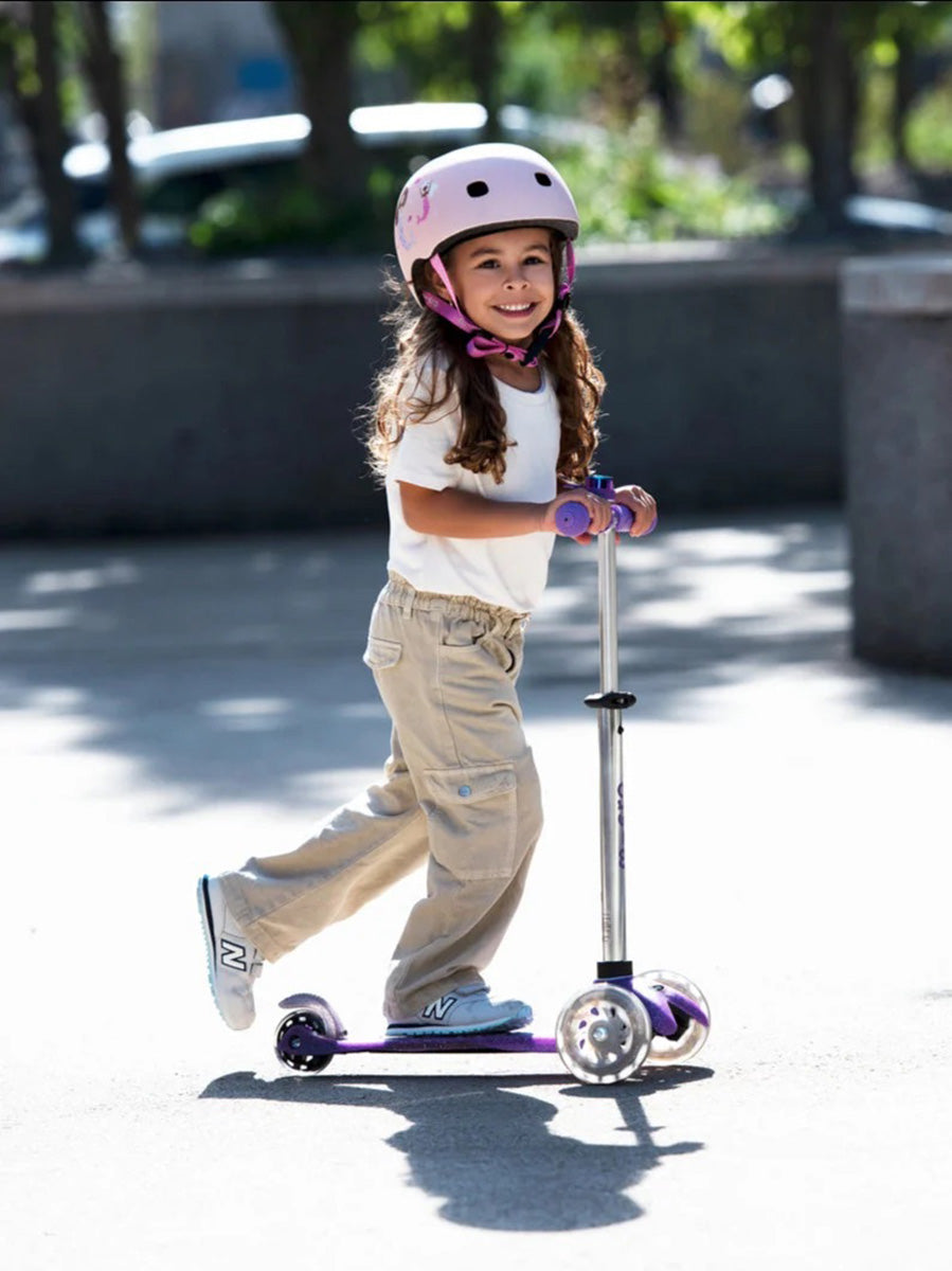 Micro Kickboard Micro Mini Glitter LED Scooter (2-5 years) - Fairy Purple