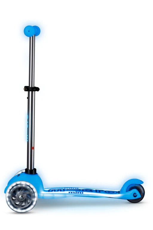 Micro Kickboard Micro Mini Glow Plus LED Scooter (2-5 years) - Arctic Blue