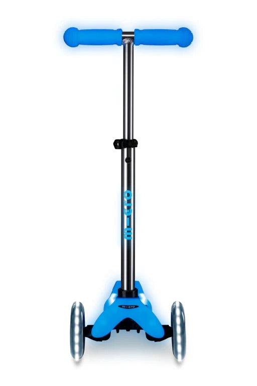 Micro Kickboard Micro Mini Glow Plus LED Scooter (2-5 years) - Arctic Blue