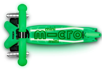 Micro Kickboard Micro Mini Glow Plus LED Scooter (2-5 years) - Icy Lime