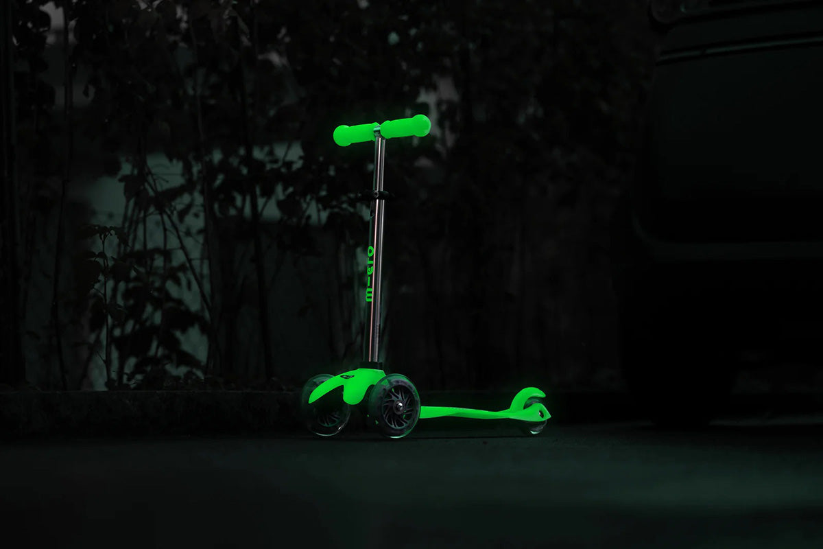 Micro Kickboard Micro Mini Glow Plus LED Scooter (2-5 years) - Icy Lime