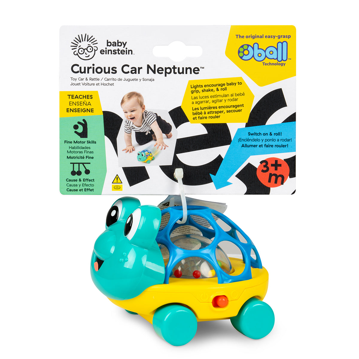 Kids2 Baby Einstein Curious Car Neptune Oball Toy Car & Rattle