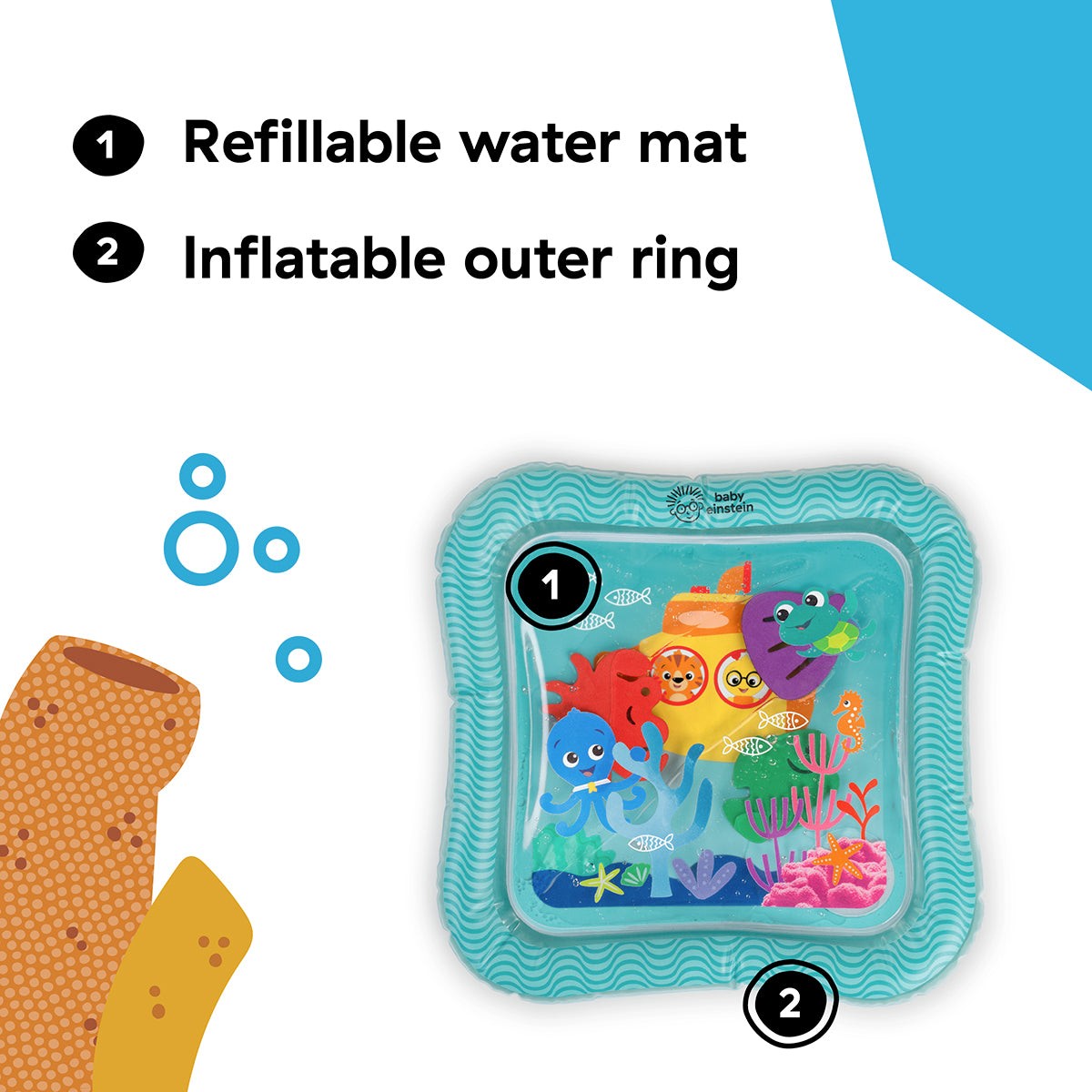 Kids2 Baby Einstein Ocean Explorers Sensory Splash Water Mat