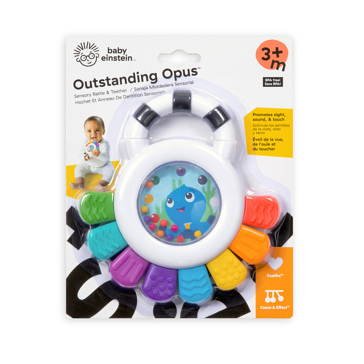 Kids2 Baby Einstein Outstanding Opus Sensory Rattle & Teether